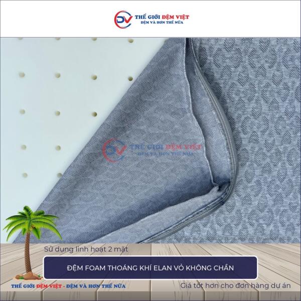 Đệm foam thoáng khí Elan